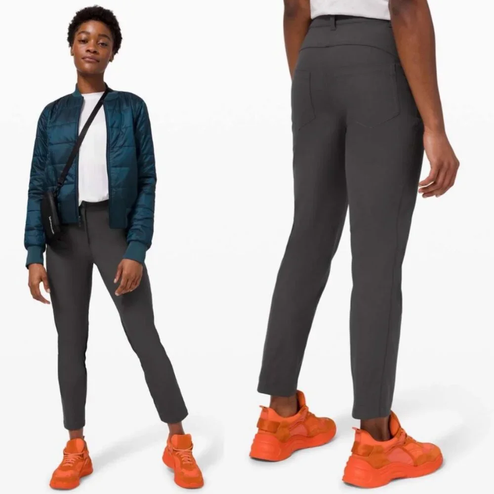lululemon | City Sleek 5 Pocket 7/8 Pant Graphite Grey - Picture 1 of 6